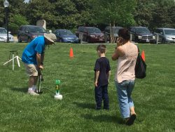 Water Rocket Launch at Astronomy Day 2017