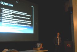 Jerry Hubbell on RAC spectrometer