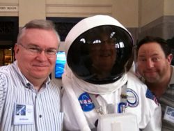 Russ Hummel Suited Up for Launch